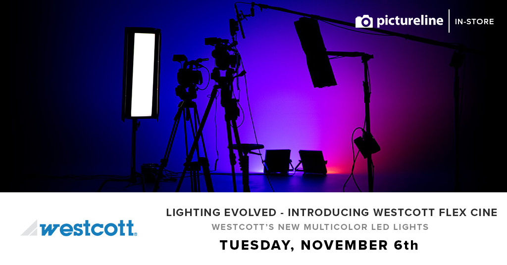 Lighting Evolved: Introducing the Westcott Flex Cine Multicolor LED (November 6th, Tuesday)