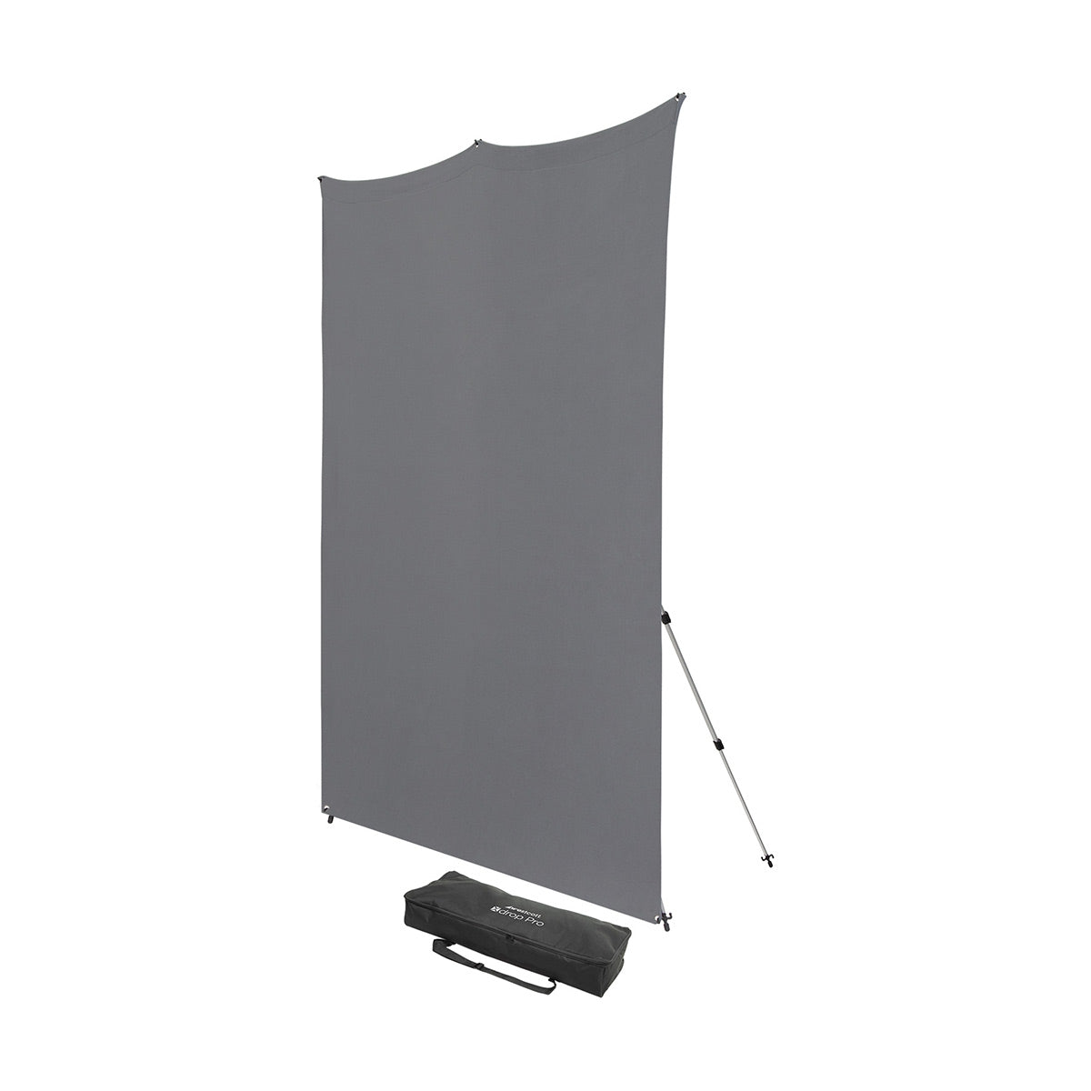 Westcott X-Drop Pro Wrinkle-Resistant Backdrop Kit - Neutral Gray (8' x 8')