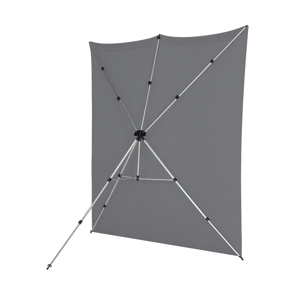 Westcott X-Drop Pro Wrinkle-Resistant Backdrop Kit - Neutral Gray (8' x 8')