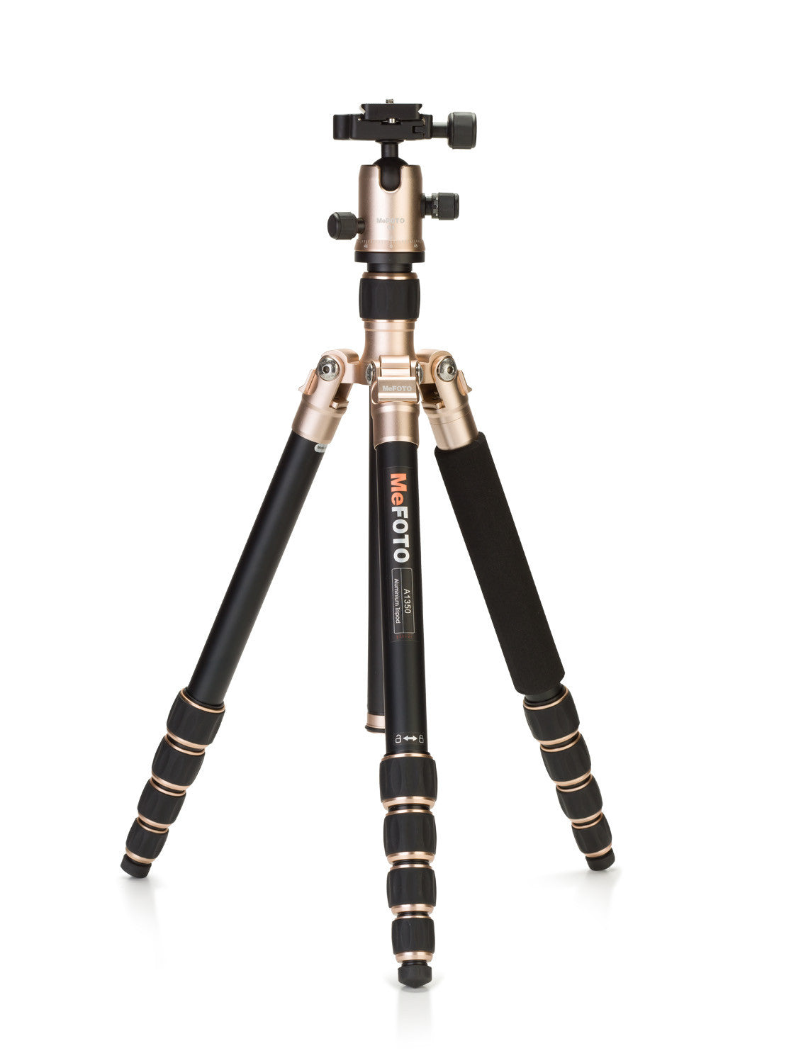 MeFOTO RoadTrip Travel Tripod Kit (Gold), discontinued, MeFOTO - Pictureline  - 1