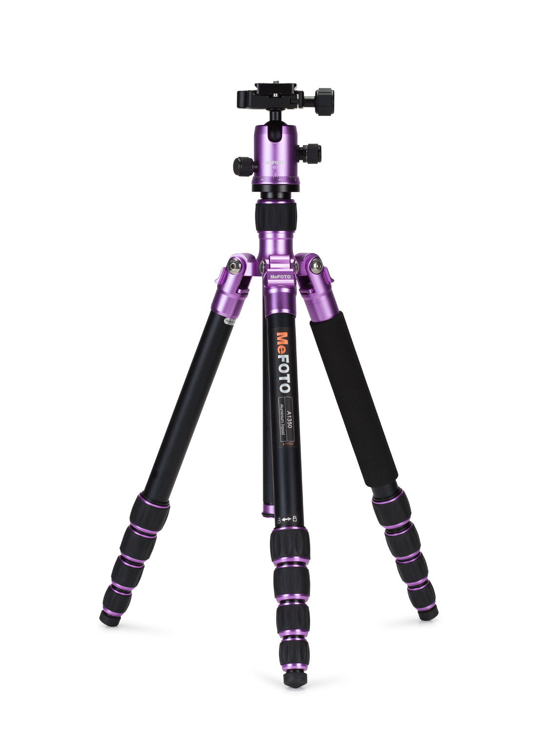 MeFOTO RoadTrip Travel Tripod Kit (Purple), tripods travel & compact, MeFOTO - Pictureline  - 1