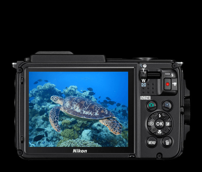 Nikon Coolpix AW130 Digital Camera Black, discontinued, Nikon - Pictureline  - 2