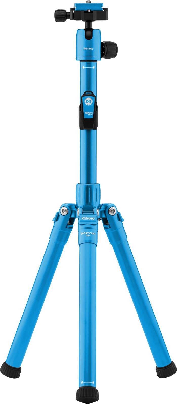 MeFOTO BackPacker Air Tripod Kit (Blue), tripods travel & compact, MeFOTO - Pictureline  - 2