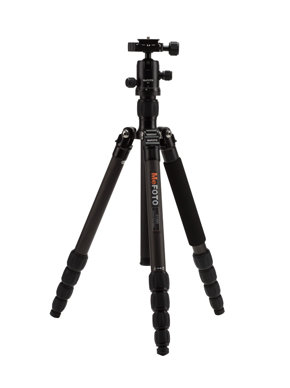 MeFOTO RoadTrip Carbon Fiber Travel Tripod Kit (Black), tripods travel & compact, MeFOTO - Pictureline  - 1