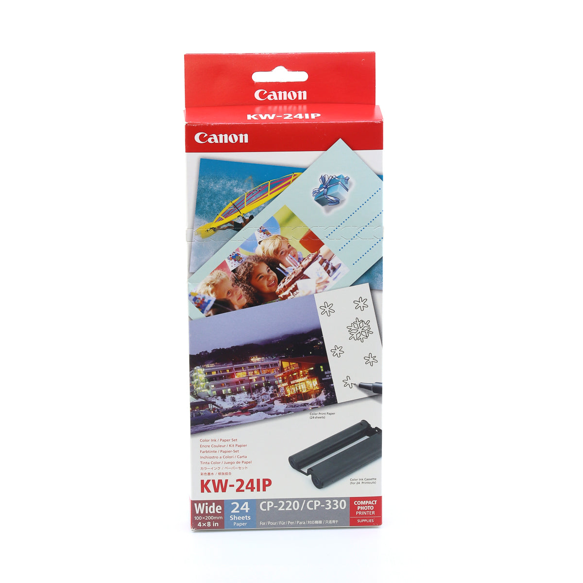 Canon KW-24IP 4x8" Color Ink/Paper Set