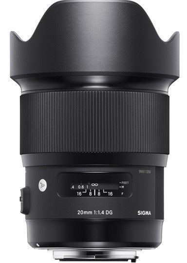 Sigma 20mm f/1.4 DG HSM Art Lens f/Canon, lenses slr lenses, Sigma - Pictureline 