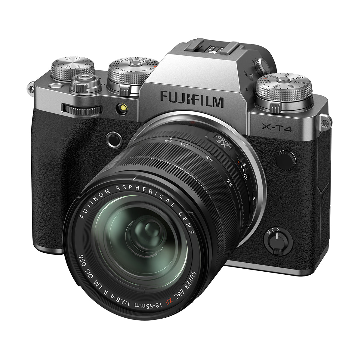 Fujifilm X-T4 Digital Camera w/18-55mm Lens Kit (Silver)