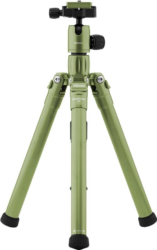 MeFOTO BackPacker Air Tripod Kit (Green), tripods travel & compact, MeFOTO - Pictureline  - 1