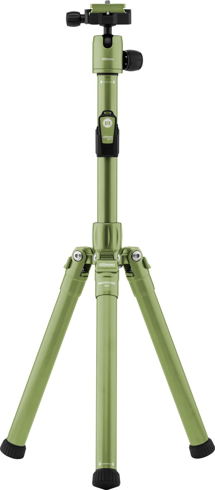 MeFOTO BackPacker Air Tripod Kit (Green), tripods travel & compact, MeFOTO - Pictureline  - 2