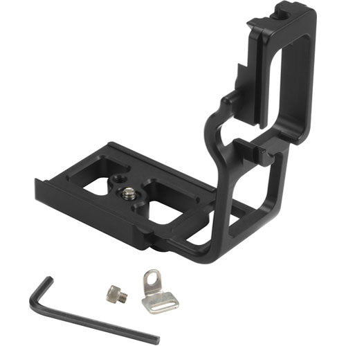 Kirk L-Bracket for Canon 5D w/ BG-E4 attached, tripods plates, Kirk Enterprises - Pictureline  - 2