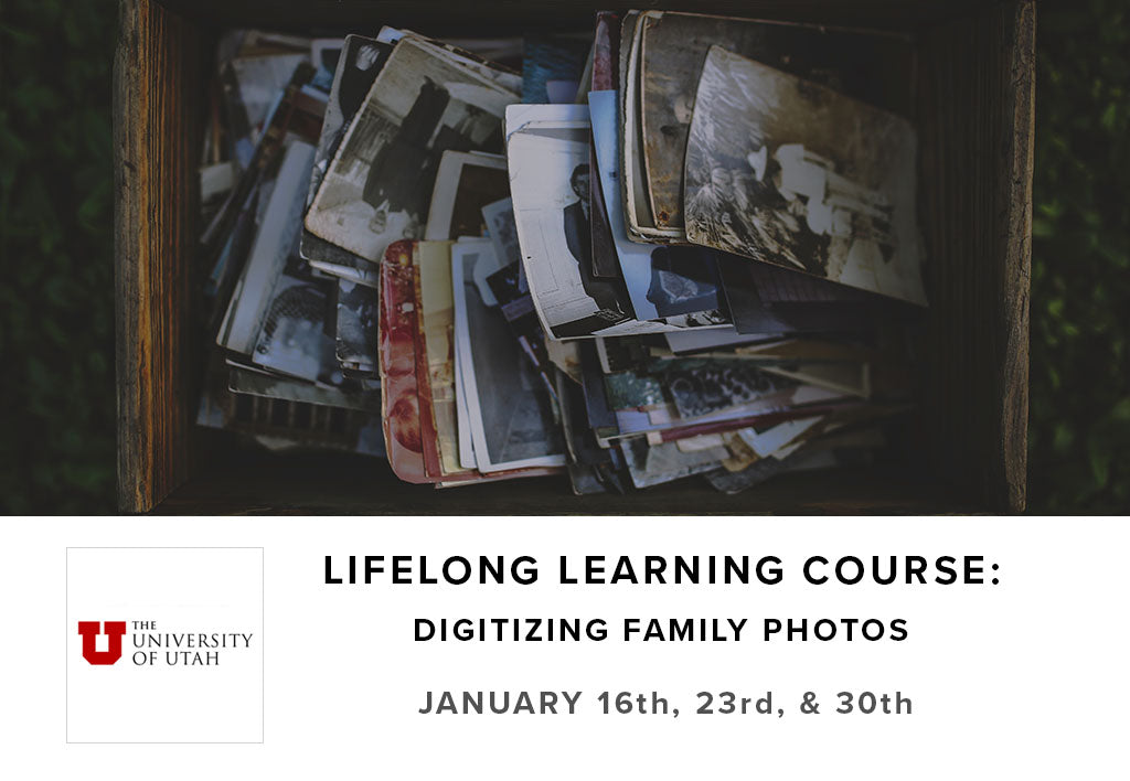 Lifelong Learning Course: Digitizing Family Photos (January 16th, 23rd, & 30th)