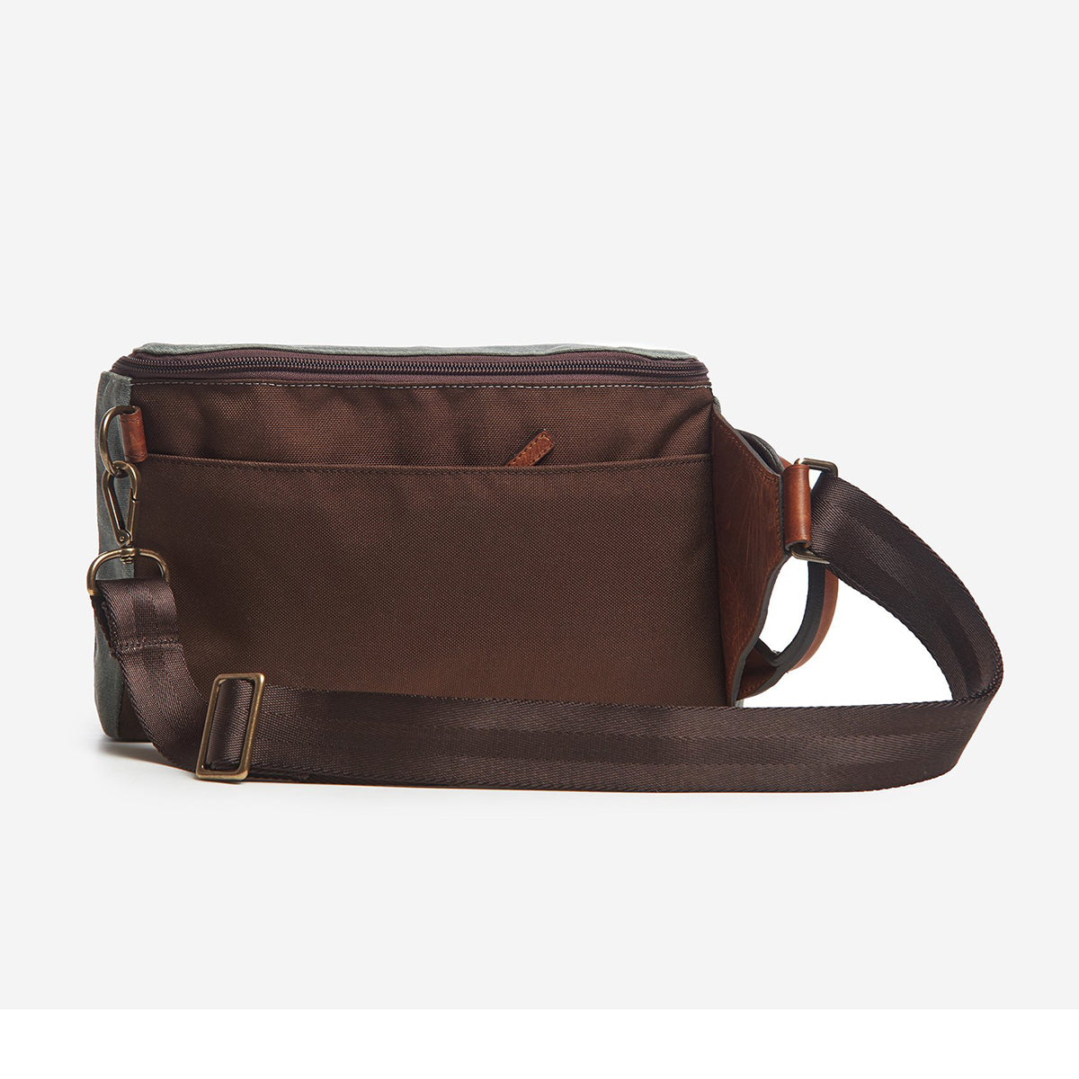 ONA Rockaway Smoke Canvas Messenger Bag