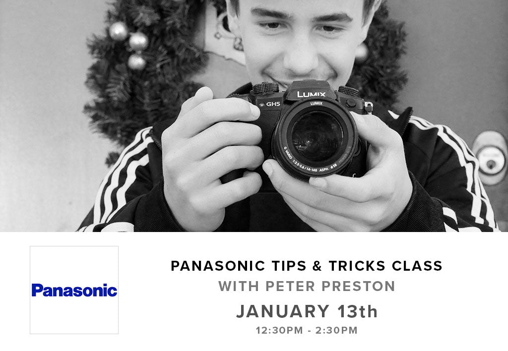 Panasonic Tips & Tricks (January 13th)