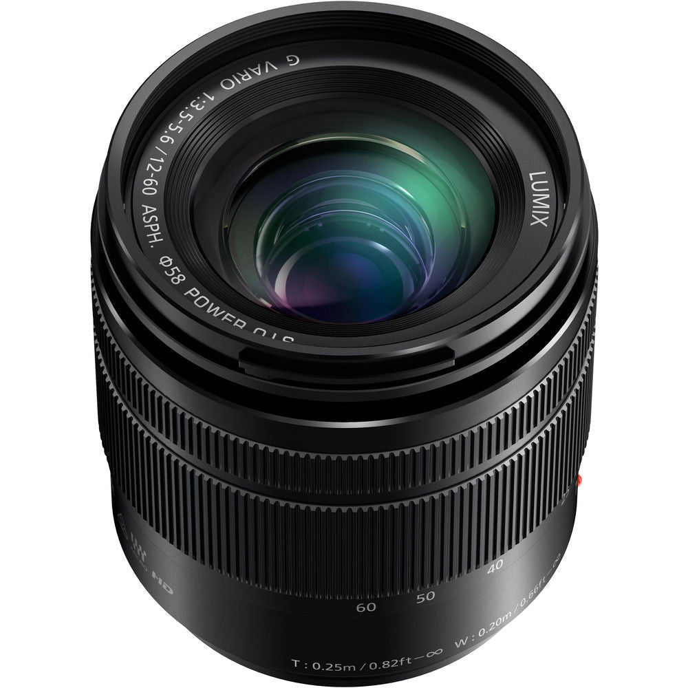 Panasonic Lumix 12-60mm f3.5-5.6 Micro Four Thirds Lens, lenses mirrorless, Panasonic - Pictureline  - 1