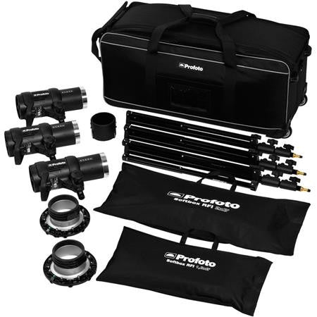 Profoto D1 Studio Kit 500/500/1000 Air w/o Air Remote, lighting studio flash, Profoto - Pictureline  - 1