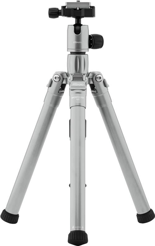 MeFOTO BackPacker Air Tripod Kit (Titanium), tripods travel & compact, MeFOTO - Pictureline  - 1