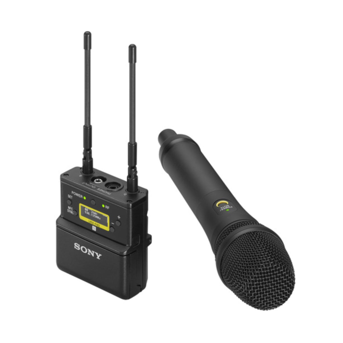 Sony UWP-D22 Camera-Mount Wireless Cardioid Handheld Microphone System (UC14: 470 to 542 MHz)