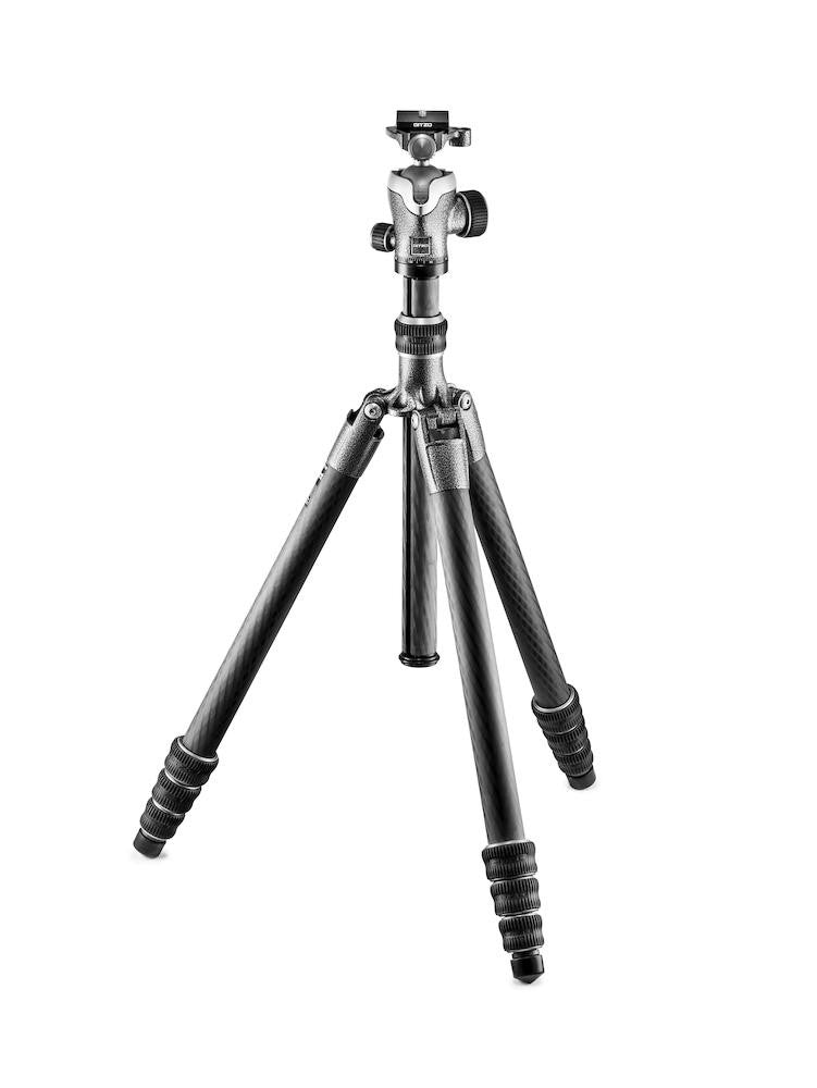 Gitzo GK2545T-82QD Series 2 Traveler Carbon Fiber Tripod with Center Ball Head, tripods travel & compact, Gitzo - Pictureline  - 1